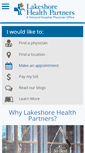 Mobile Screenshot of lakeshorehealthpartners.com